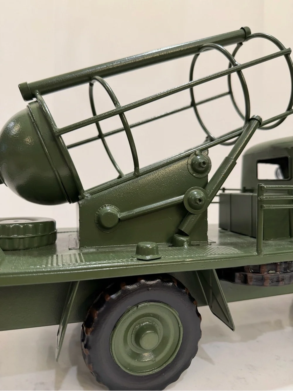 The Peacekeeper Military Truck Camouflage Metal Decanter